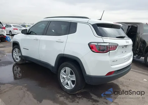 2022 Jeep Compass Latitude 4X4 from USA, damaged, VIN 3C4NJDBB6NT115950